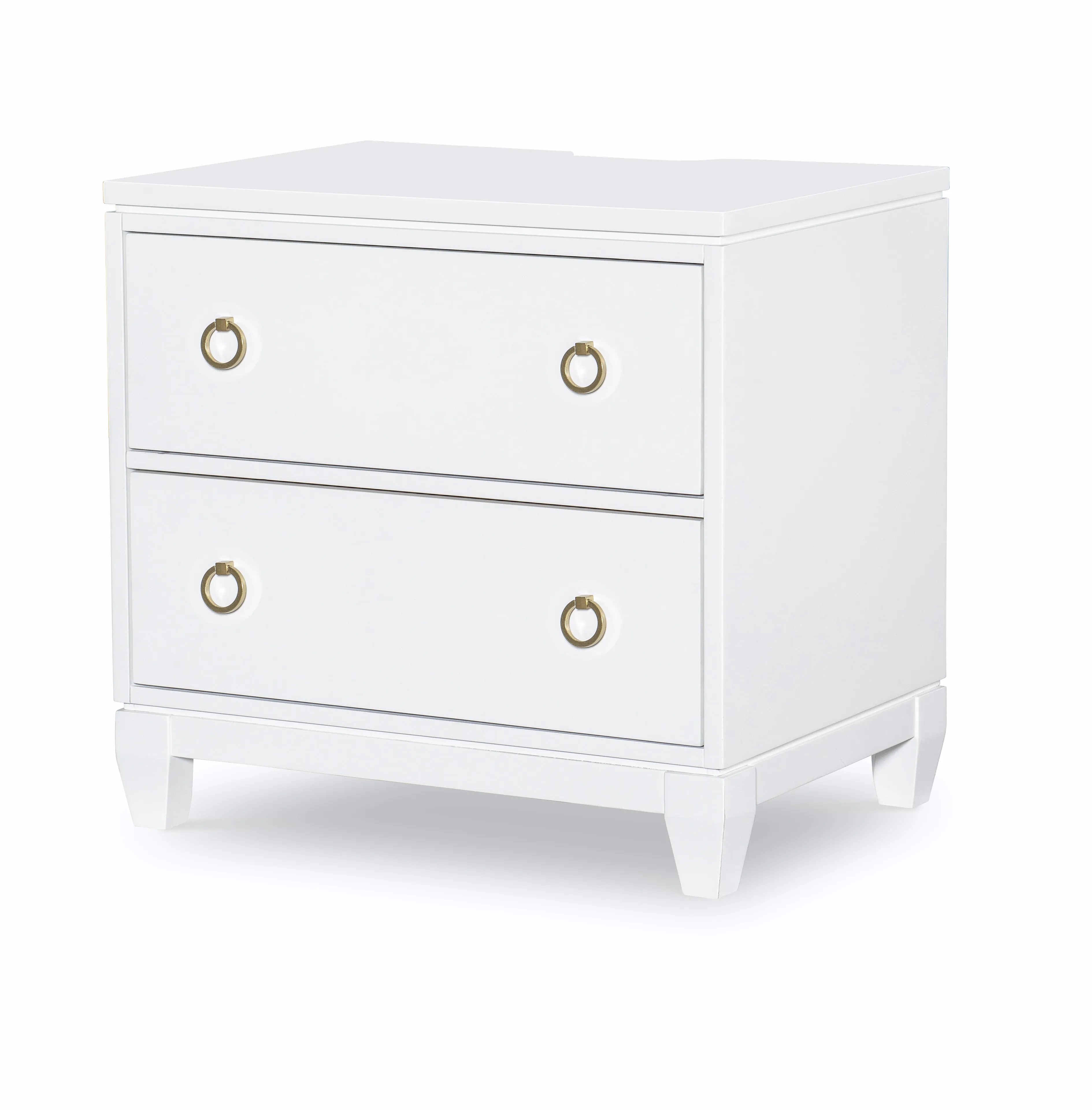 Summerland White Night Stand White Finish