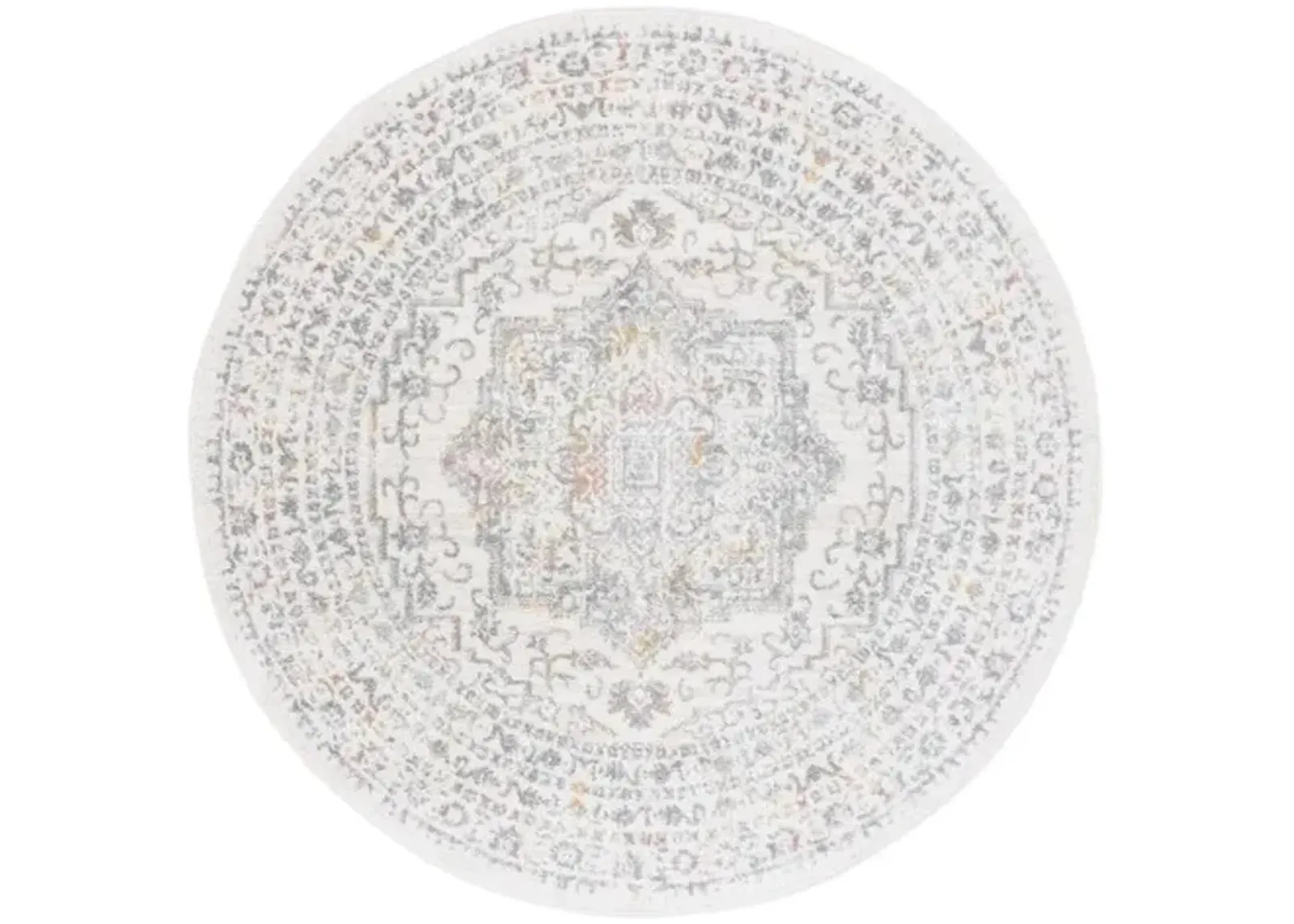 LAYLA 103  Pink 6'-7' X 6'-7' Round Round Rug