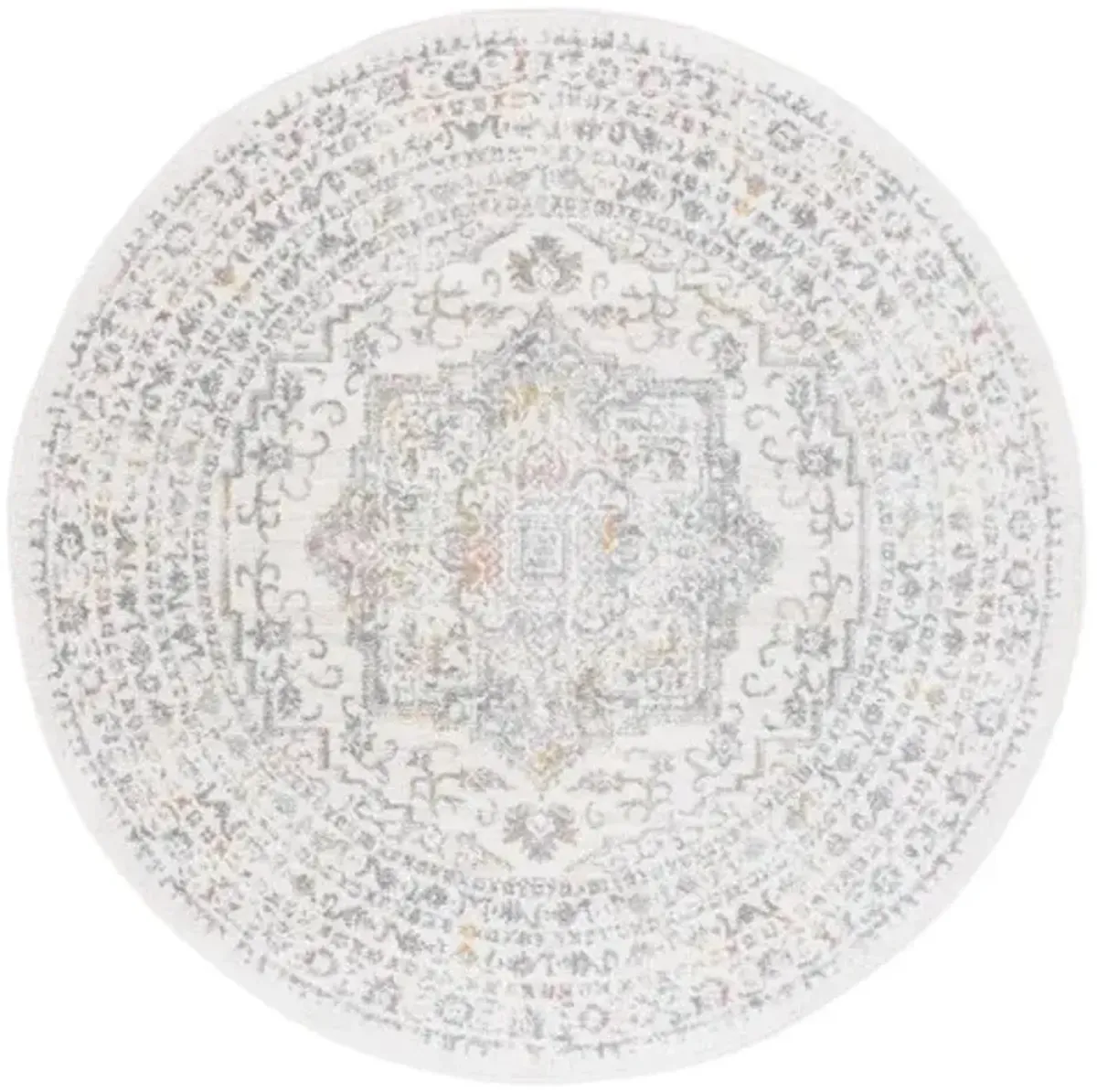 LAYLA 103  Pink 6'-7' X 6'-7' Round Round Rug