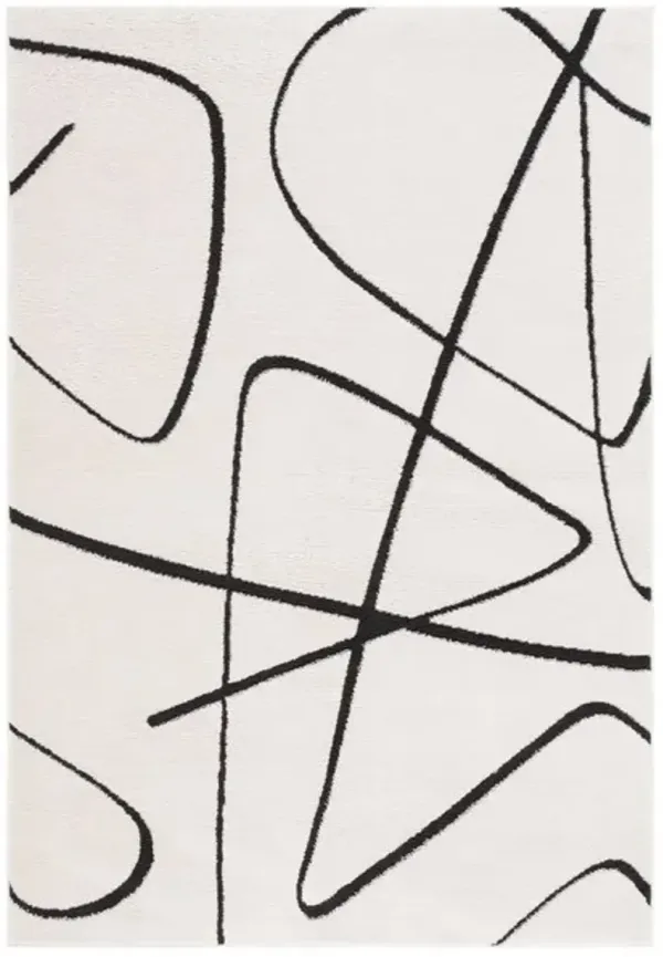 MELODY 120 Black 8' X 10' Large Rectangle Rug