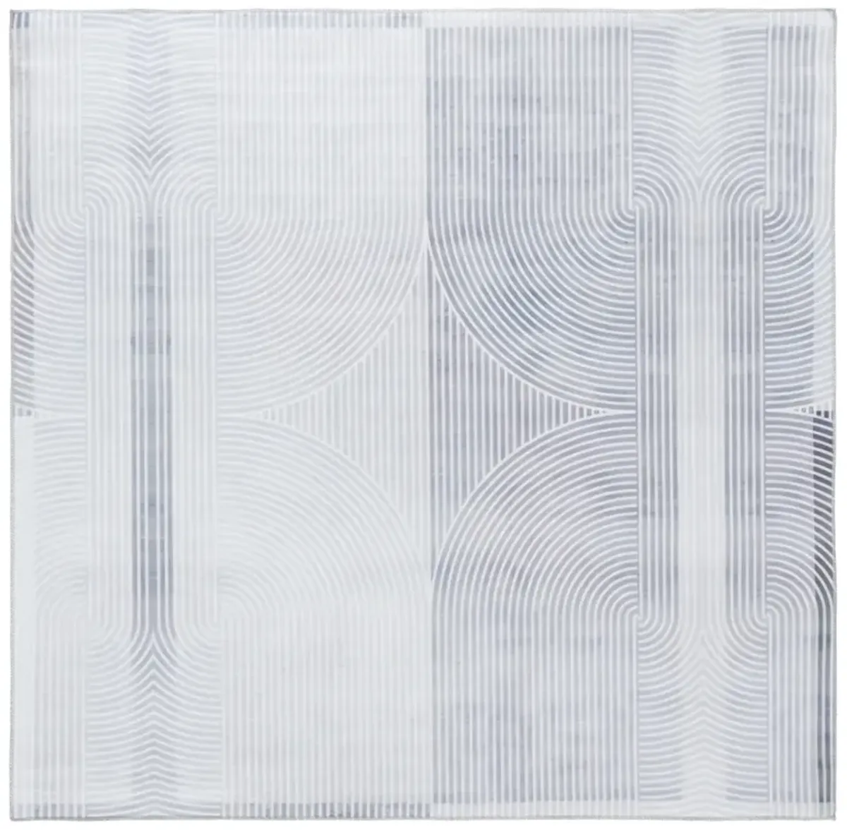 MALIBU840 GREY  6' x 6' Square Square Rug