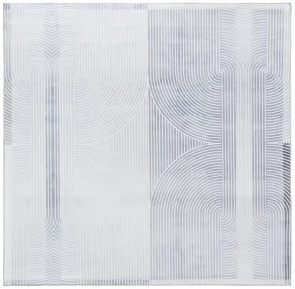 MALIBU840 GREY  6' x 6' Square Square Rug