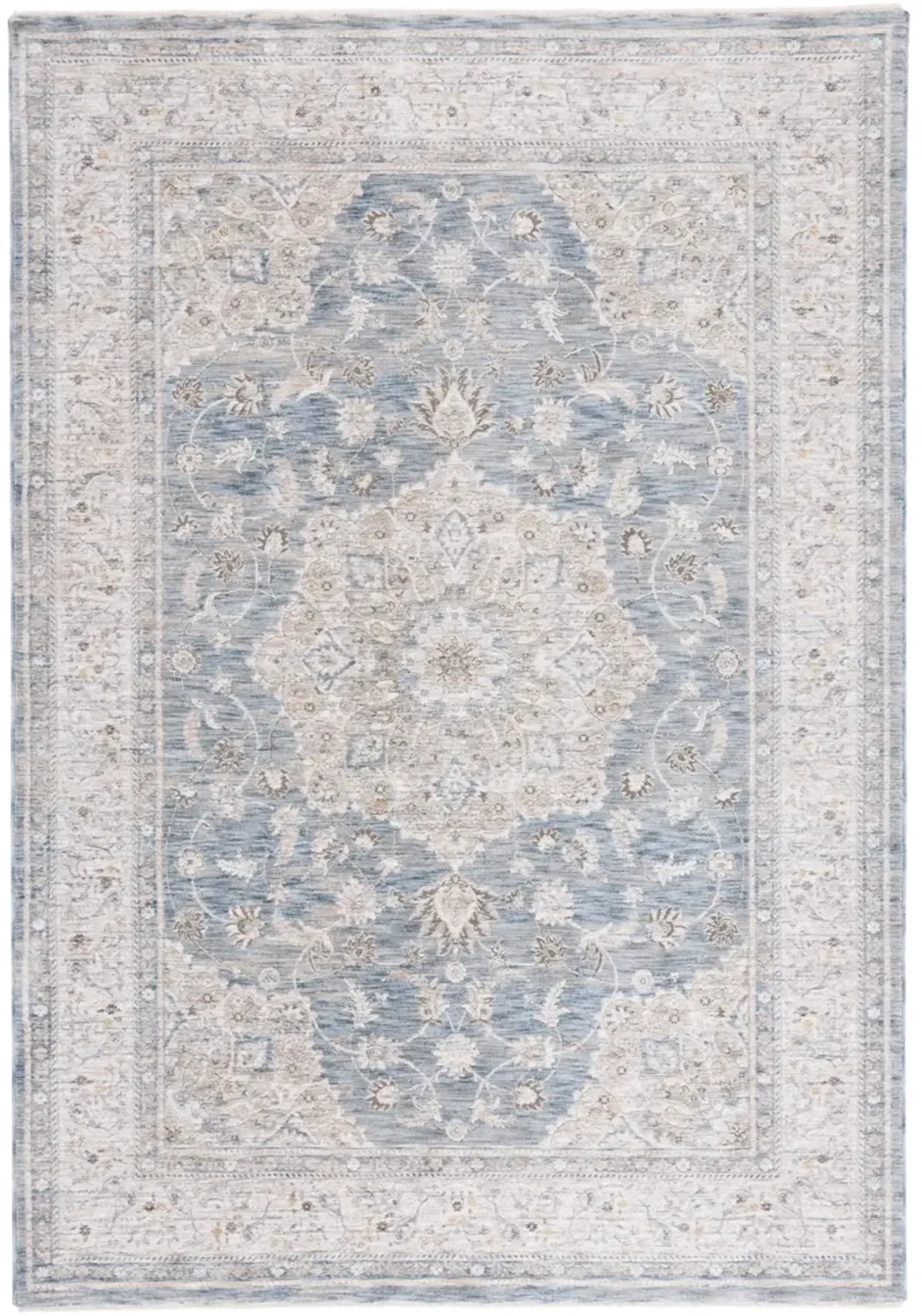 MASON 114 BLUE  8' x 10' Large Rectangle Rug