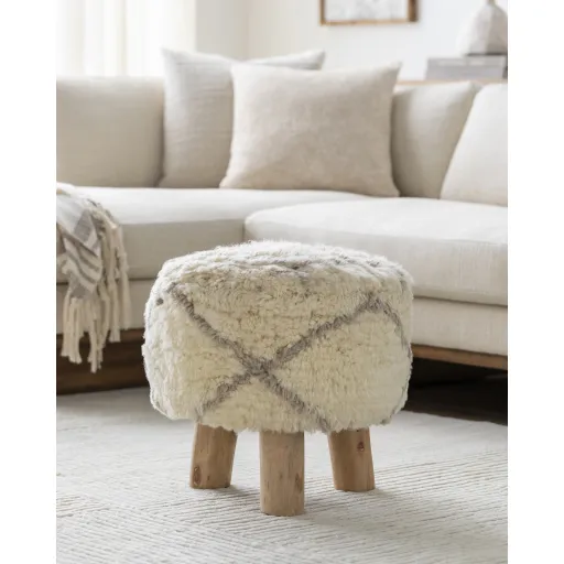 Kiarah KIH-001 16"H x 16"W x 16"D Stool