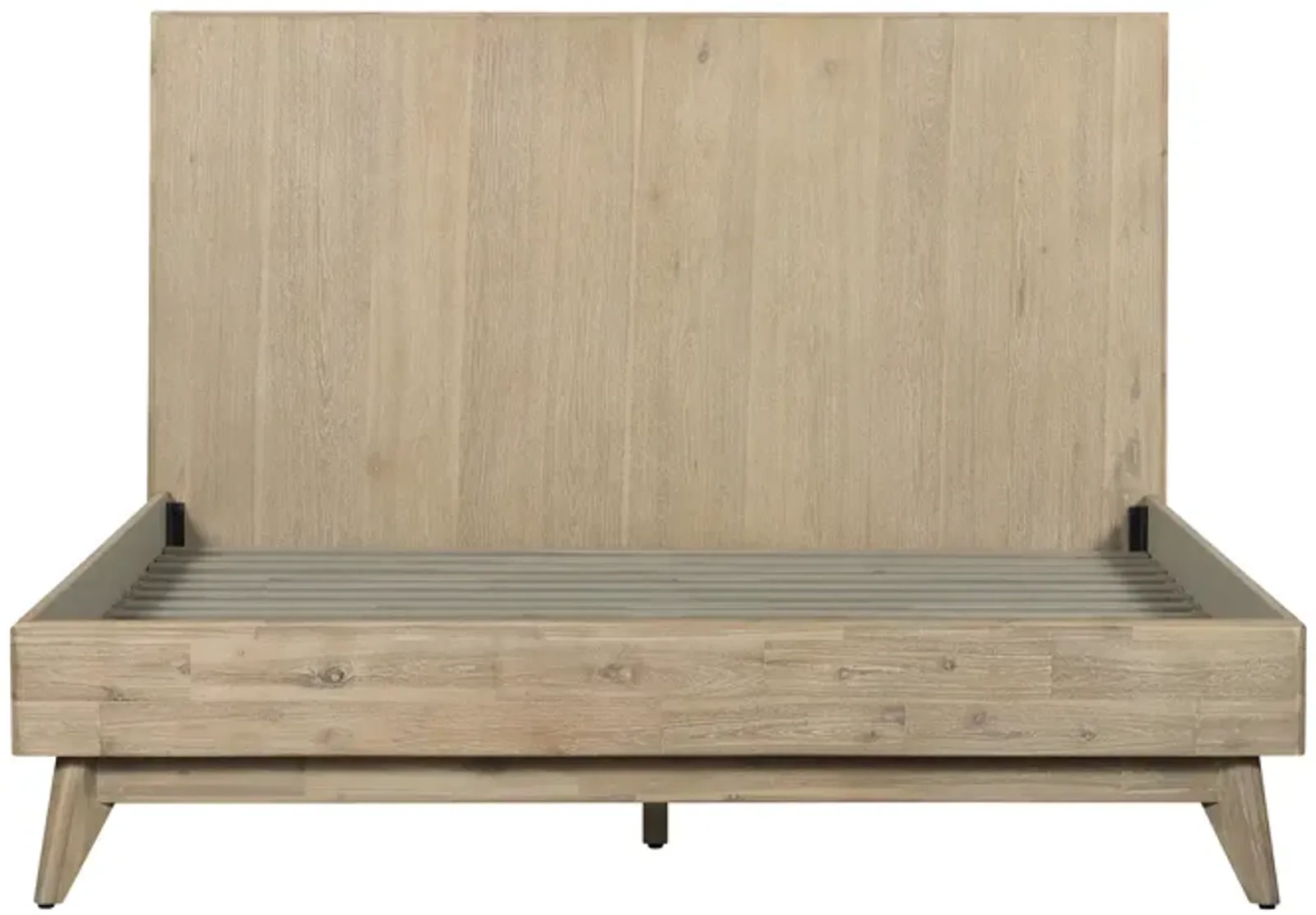 Baly Acacia Mid-Century Platform Bed