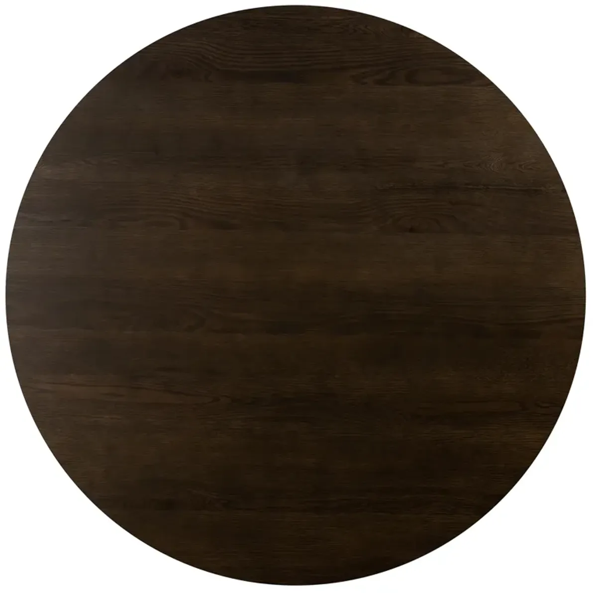 Motion Oak and Metal Round Dining Table