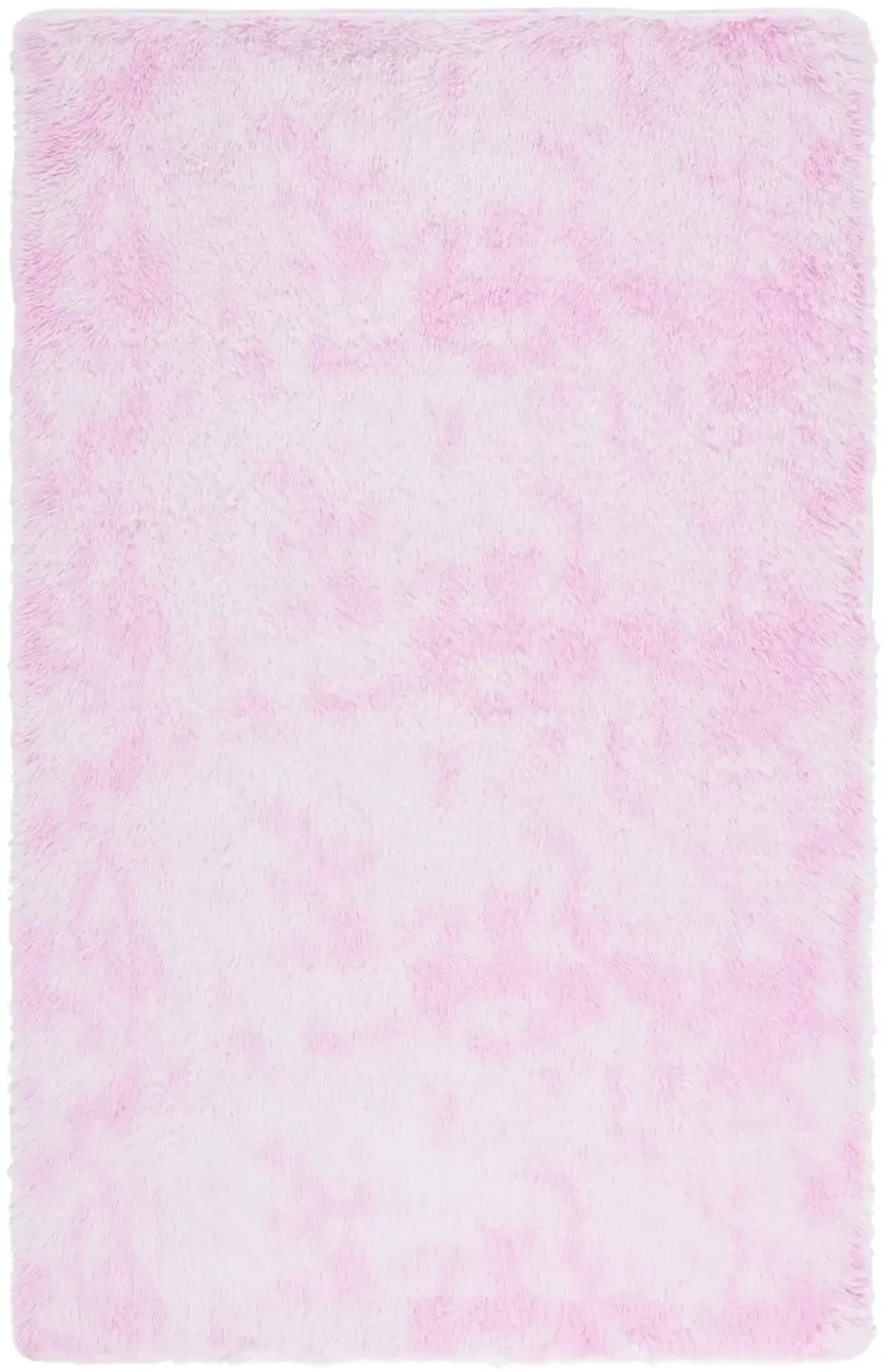 RAINBOW SHAG 100 PINK 4' x 6' Small Rectangle Rug