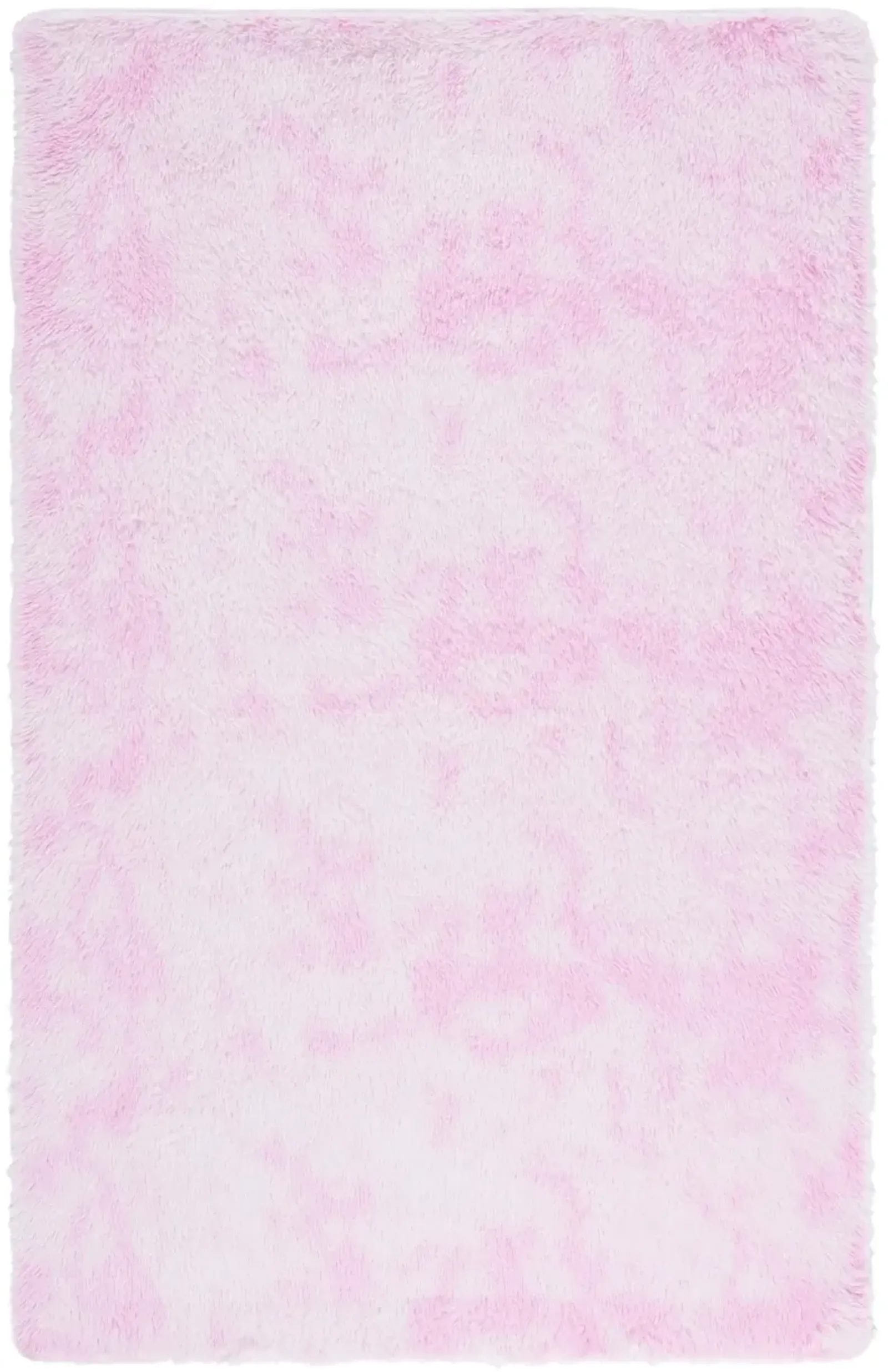 RAINBOW SHAG 100 PINK 4' x 6' Small Rectangle Rug