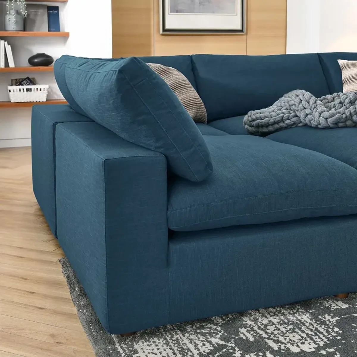 Commix Down Filled Overstuffed 6-Piece Sectional