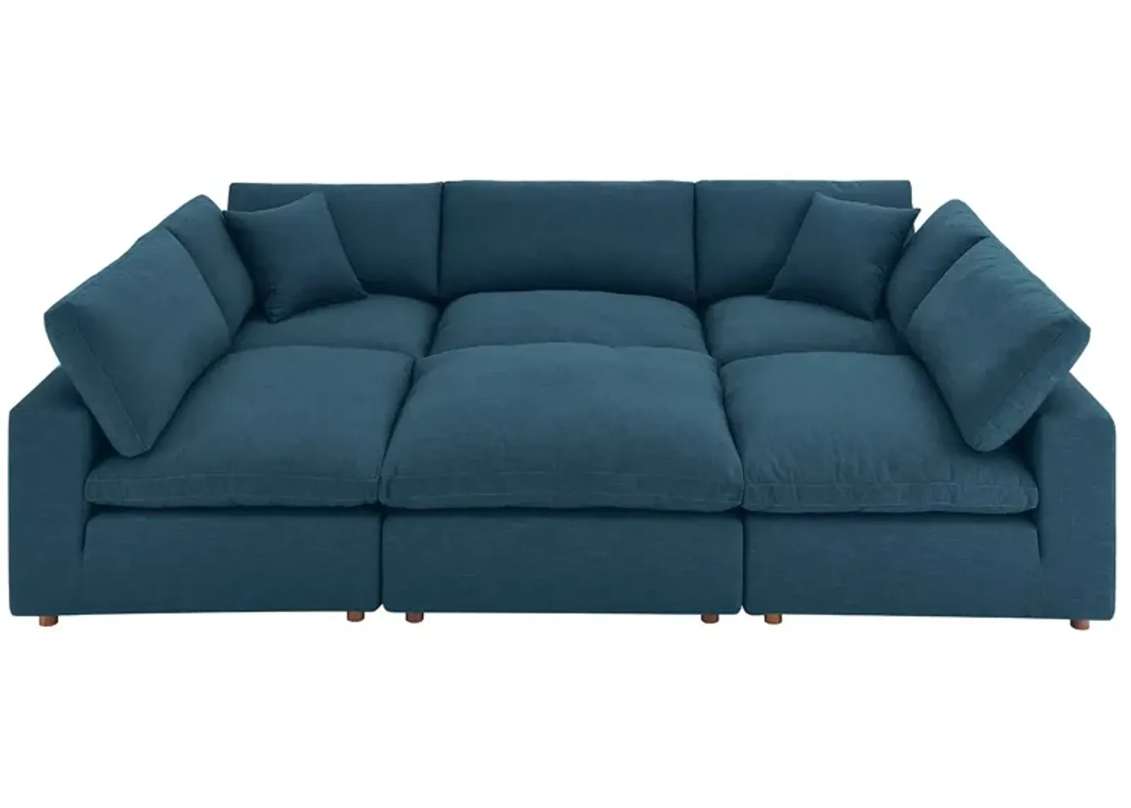 Commix Down Filled Overstuffed 6-Piece Sectional