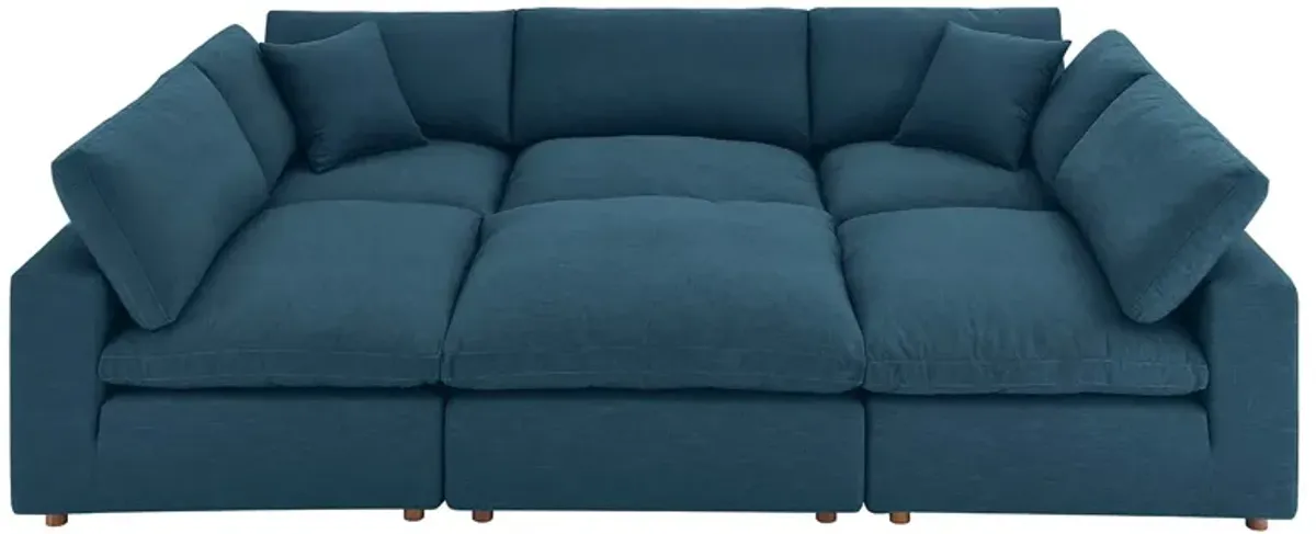 Commix Down Filled Overstuffed 6-Piece Sectional