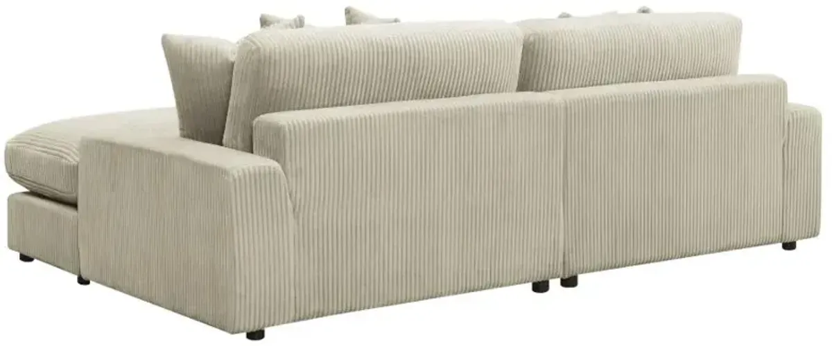 Aarav Upholstered Reversible Sectional Sofa