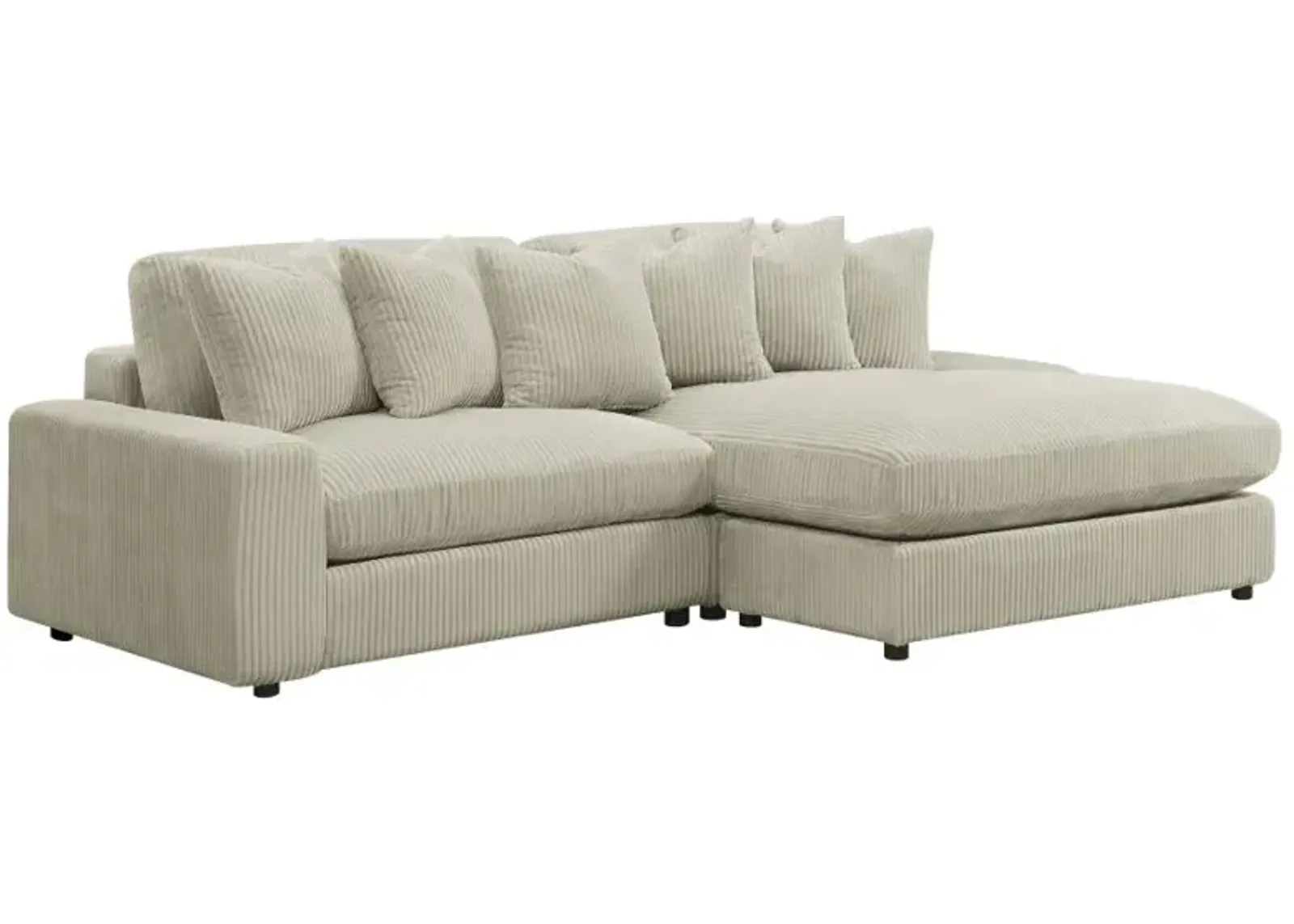 Aarav Upholstered Reversible Sectional Sofa