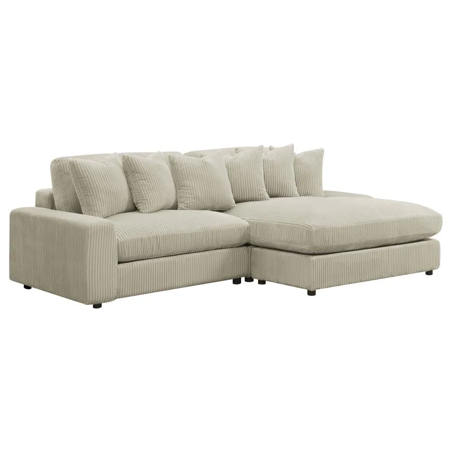 Aarav Upholstered Reversible Sectional Sofa