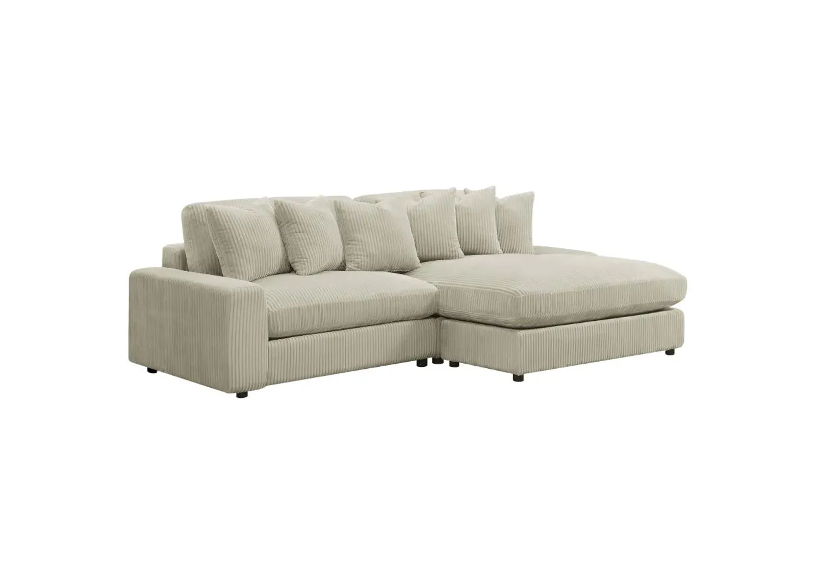 Aarav Upholstered Reversible Sectional Sofa