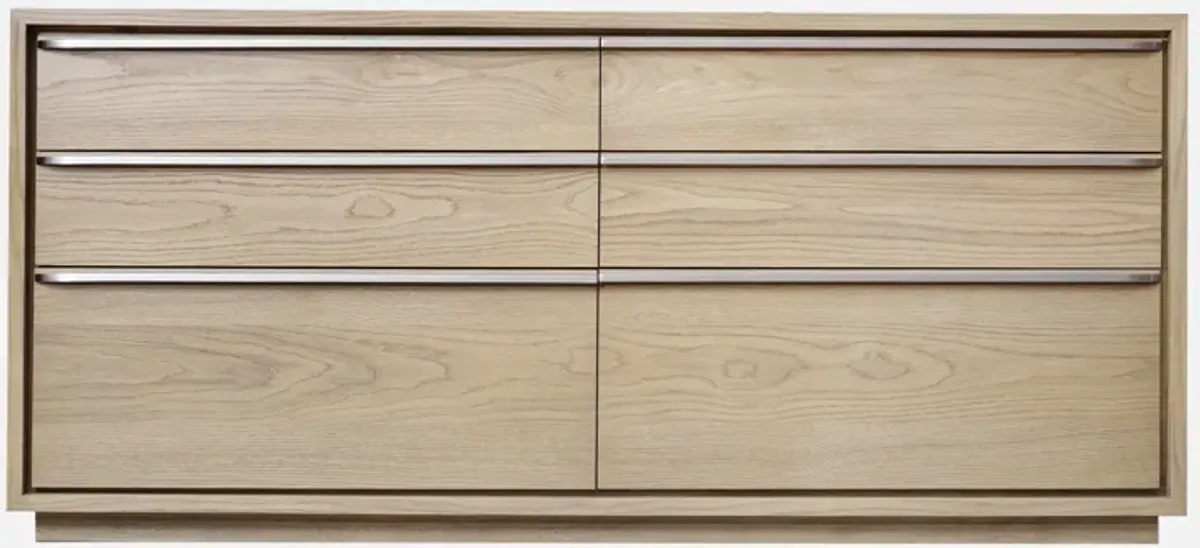 One Coastal Modern Six Drawer Dresser