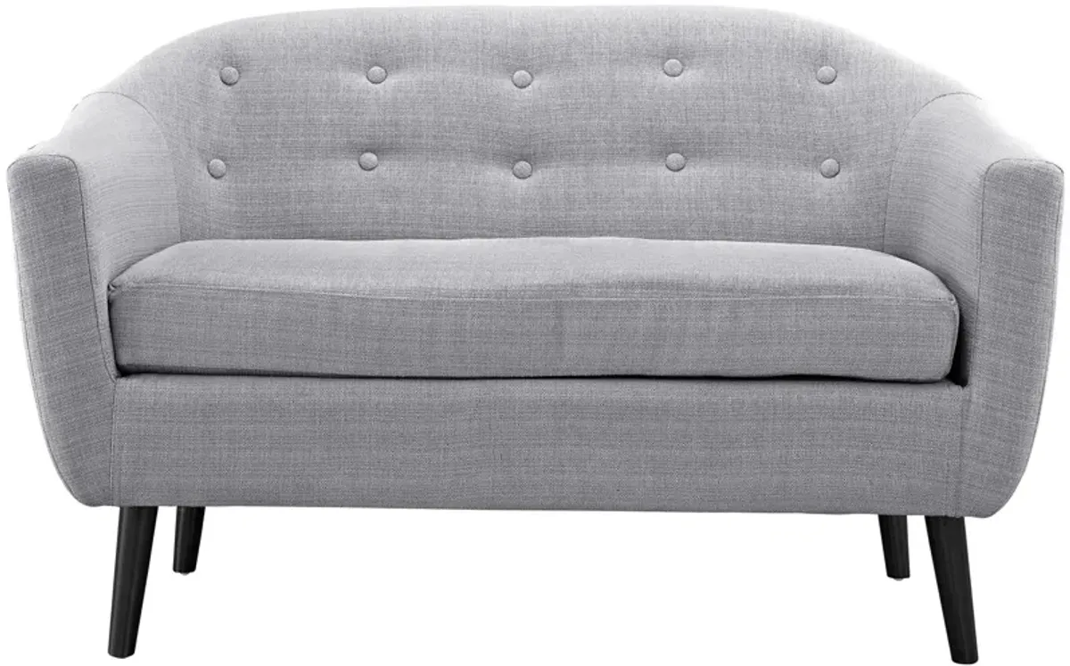 Wit Upholstered Fabric Loveseat