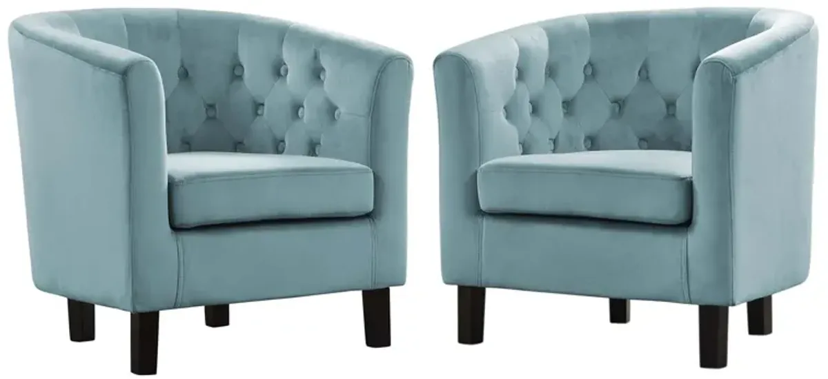 Prospect 2 Piece Performance Velvet Armchair Set