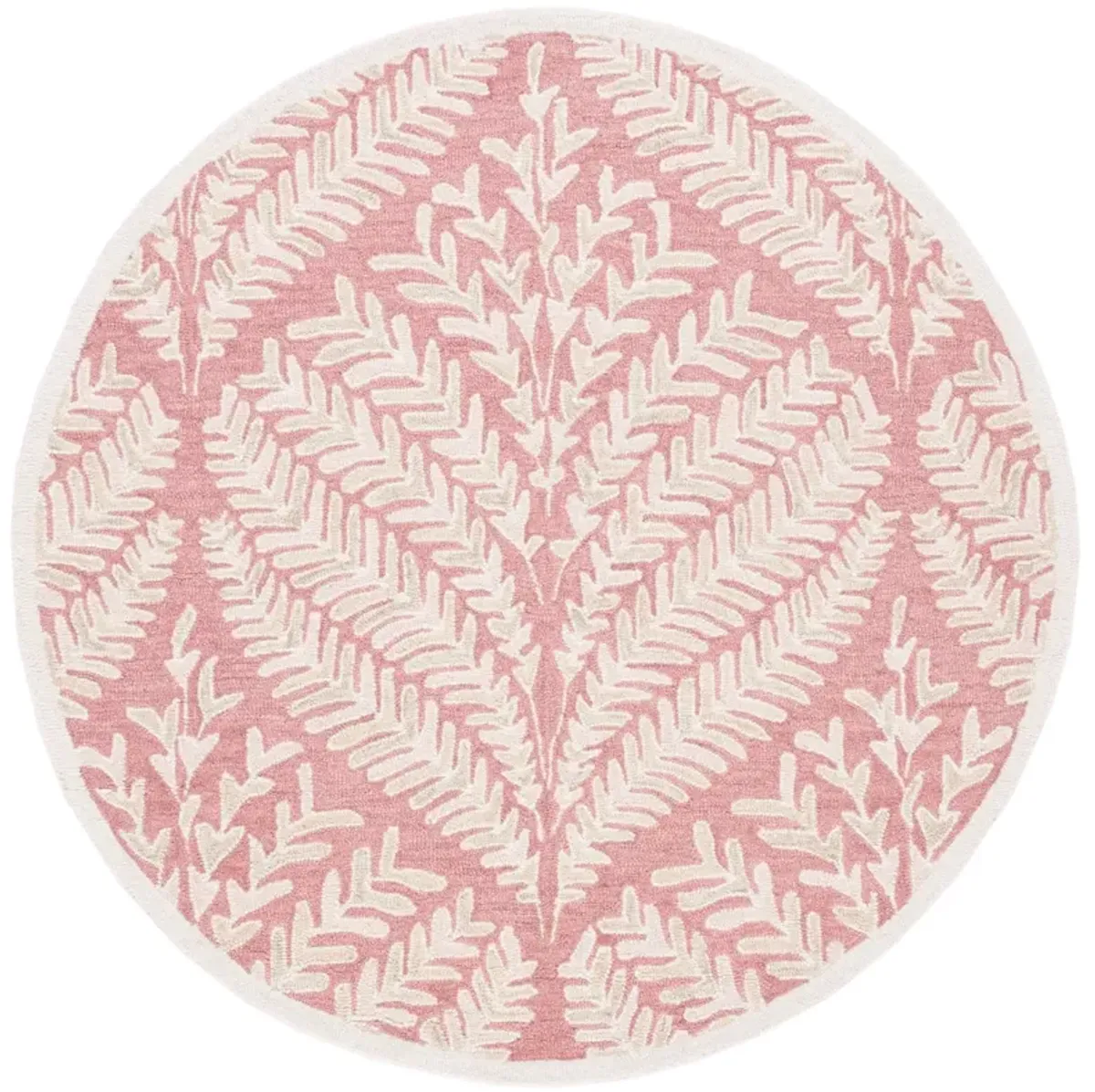 CAPRI 208 PINK  3' x 3' Round Round Rug