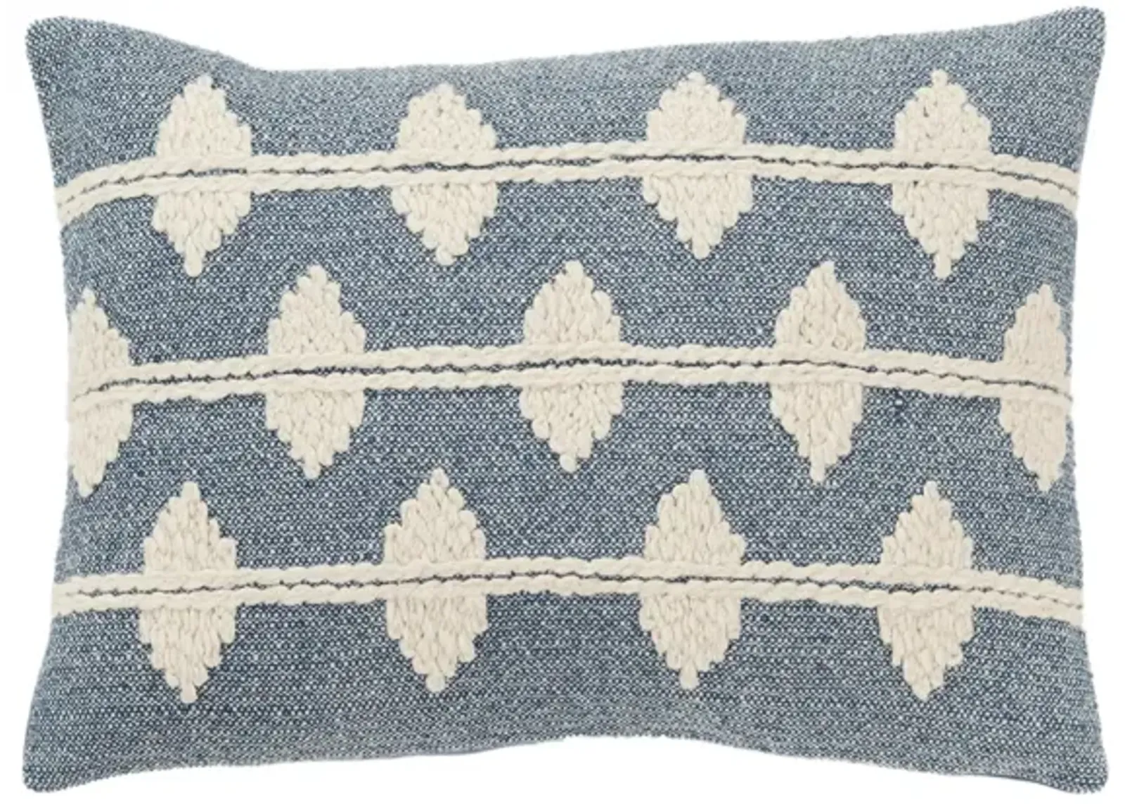 diamond navy Pillow