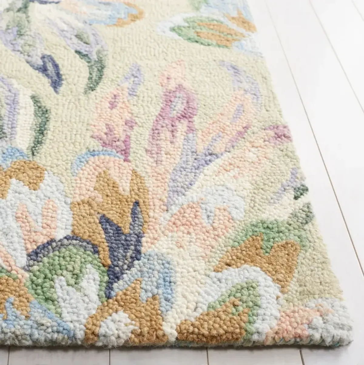 JARDIN 352 BEIGE  6' x 6' Square Square Rug