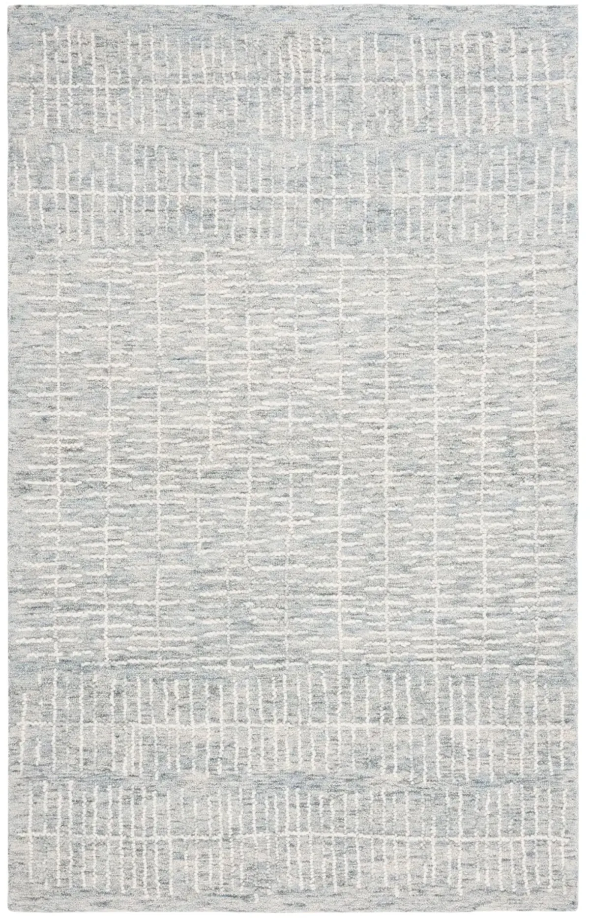 ABSTRACT Hand Tufted 4' x 6' area rug