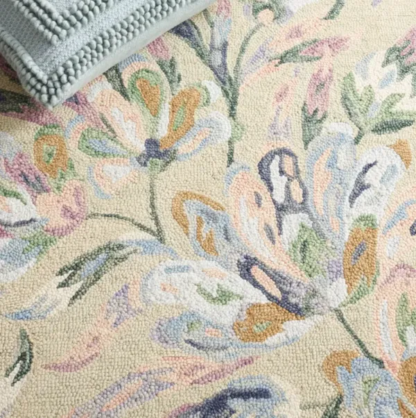 JARDIN 352 BEIGE  6' x 6' Square Square Rug