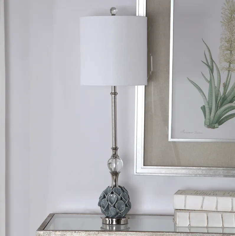 Elody Blue Gray Buffet Lamp