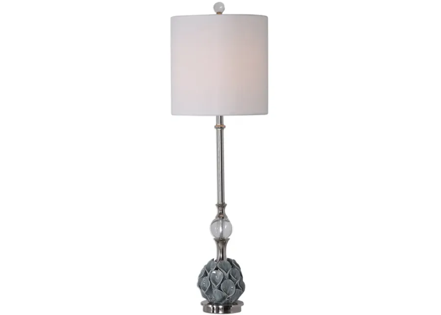 Elody Blue Gray Buffet Lamp