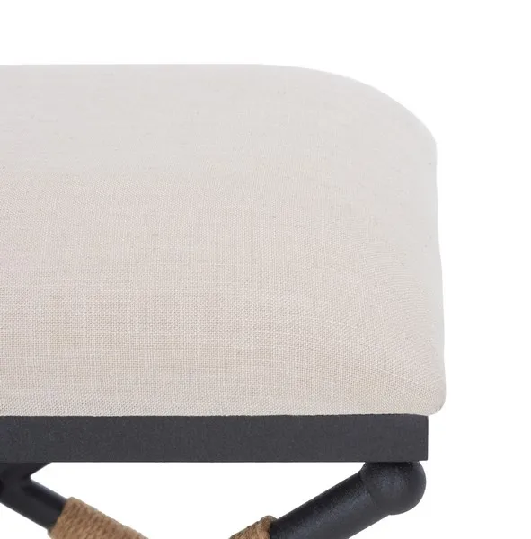 Carmelo Hemp Wrapped Ottoman