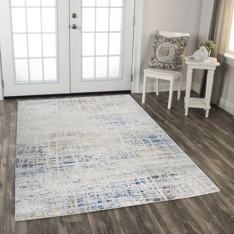 Marquise L. Gray  Polypropylene  5'2" x 7'3" Rectangle Rug