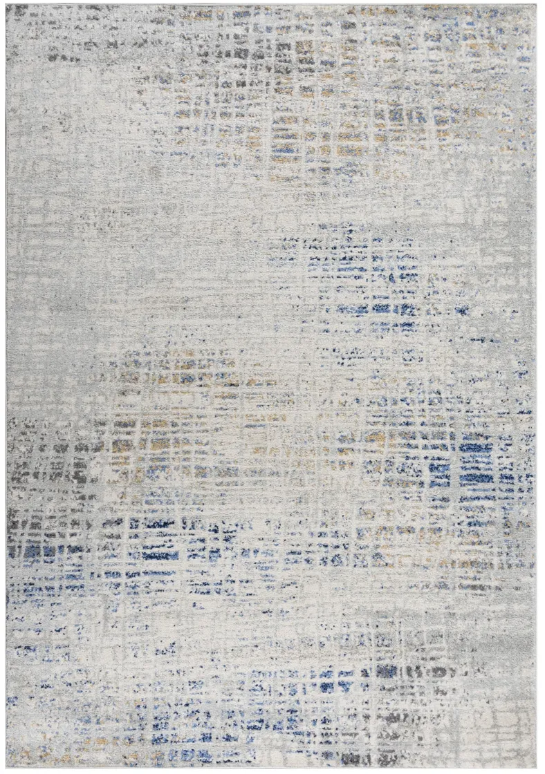 Marquise L. Gray  Polypropylene  5'2" x 7'3" Rectangle Rug