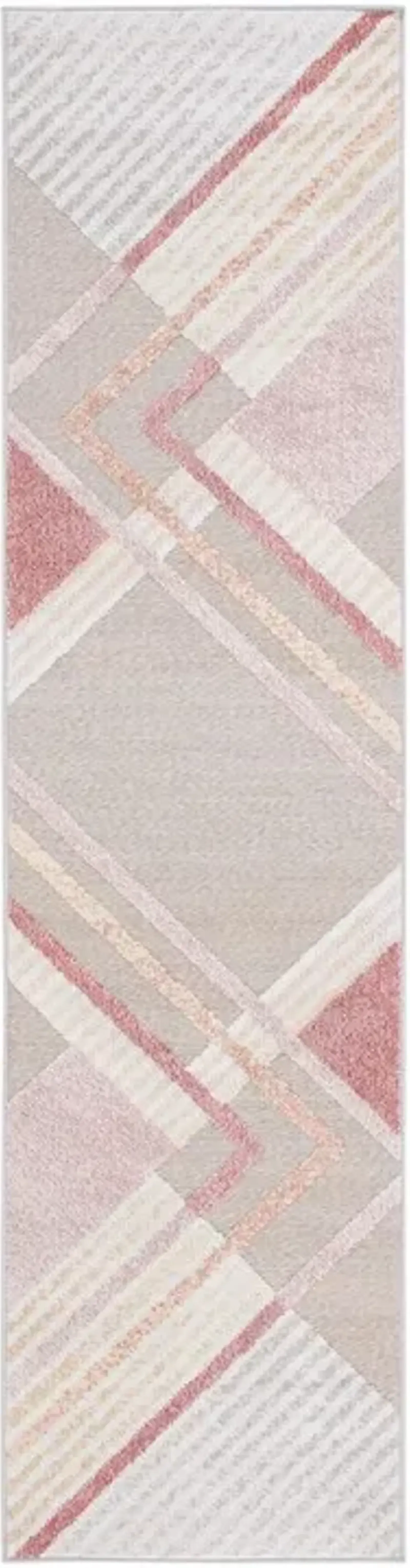 SARASOTA 102 Pink  2'-3' X 9' Runner Rug