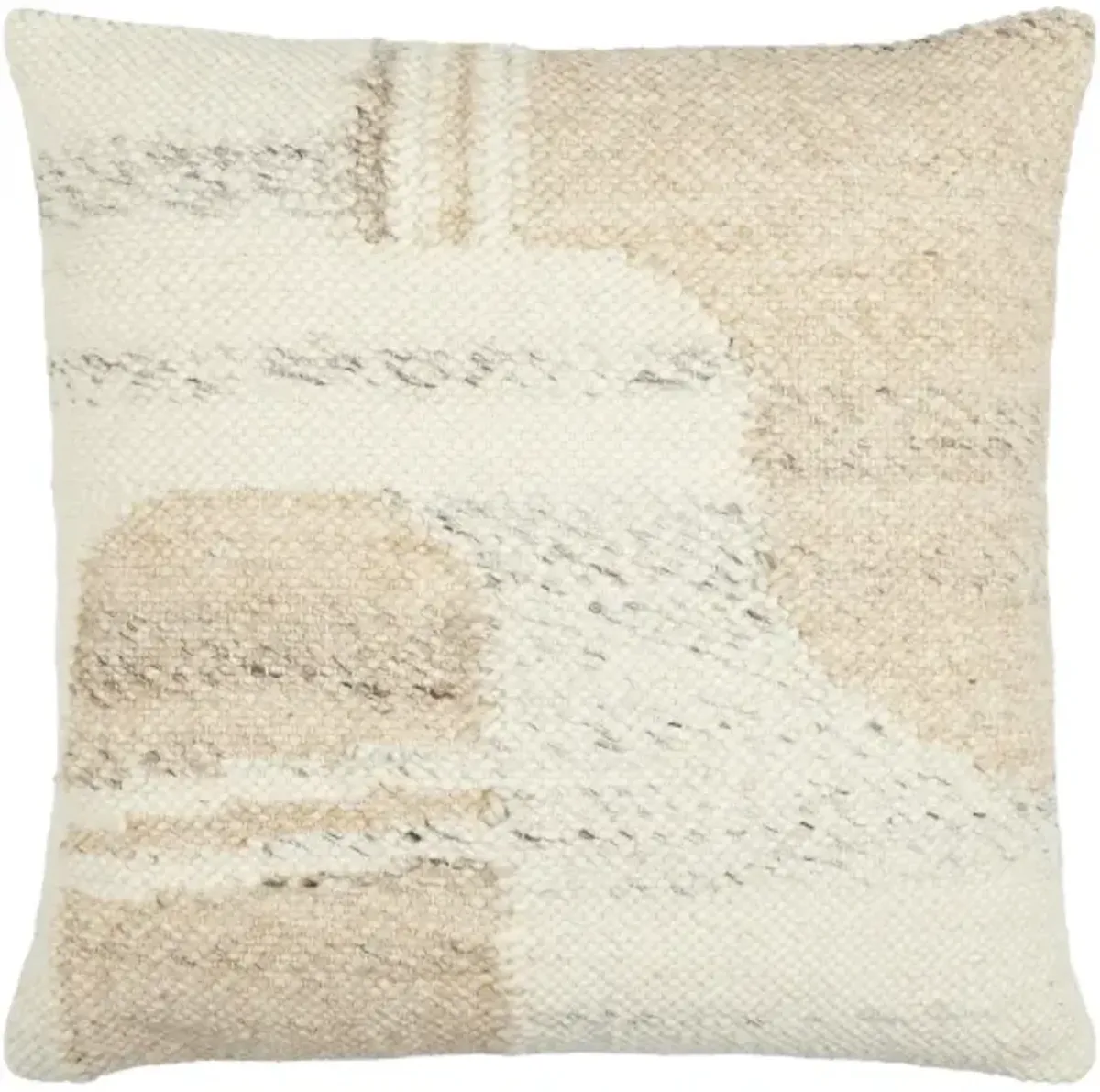 Deccan Traps DTP-008 20"L x 20"W Accent Pillow  - Down Insert