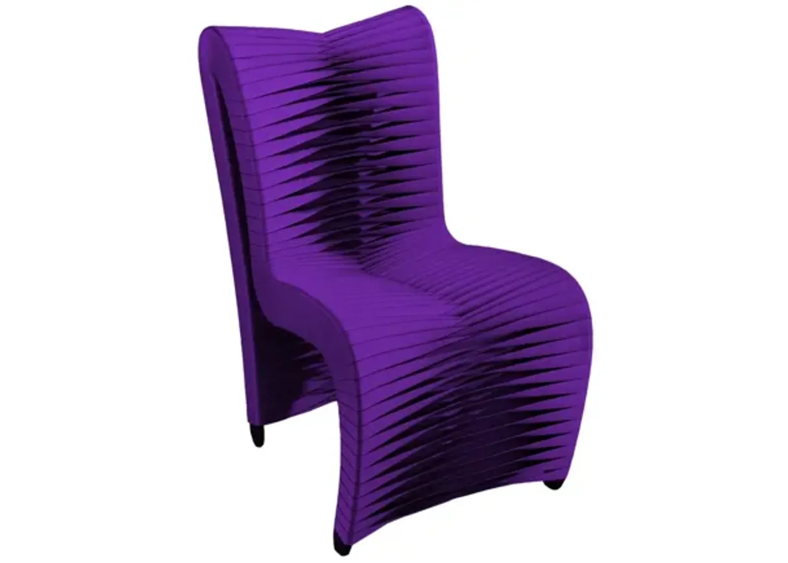 Seat Belt Dining Chair, High Back, Purple