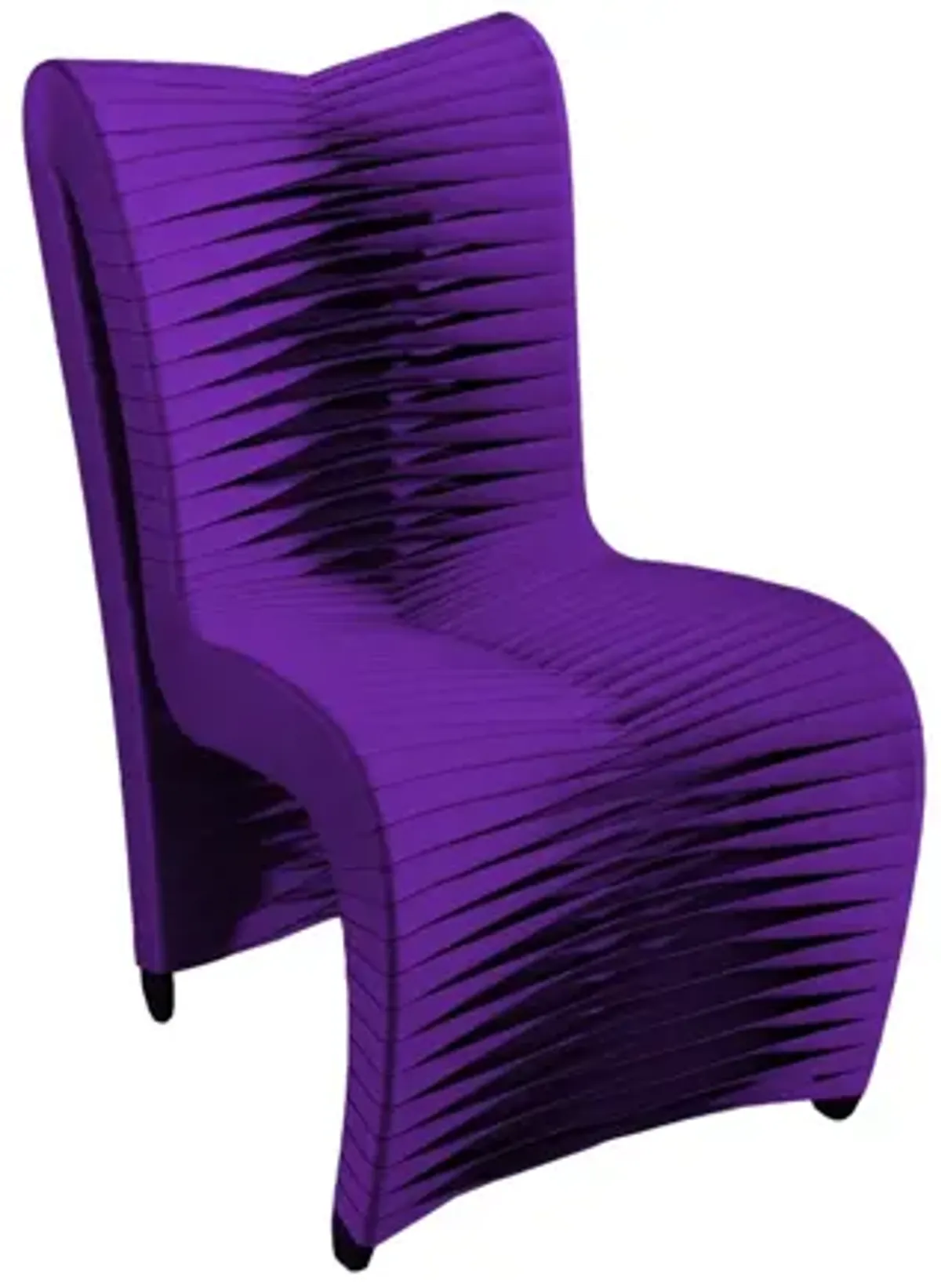 Seat Belt Dining Chair, High Back, Purple