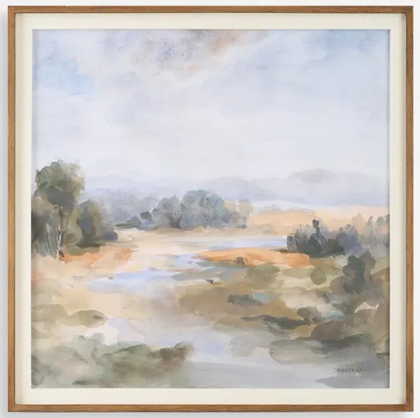 River Afternoon Landscape Print