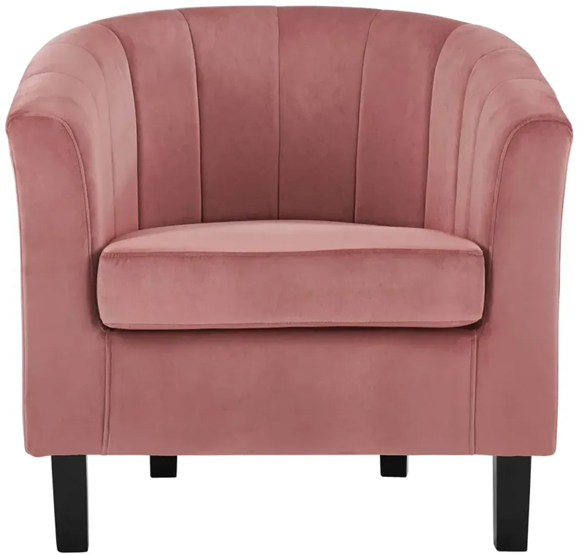 Prospect Channel Tufted Performance Velvet Armchair