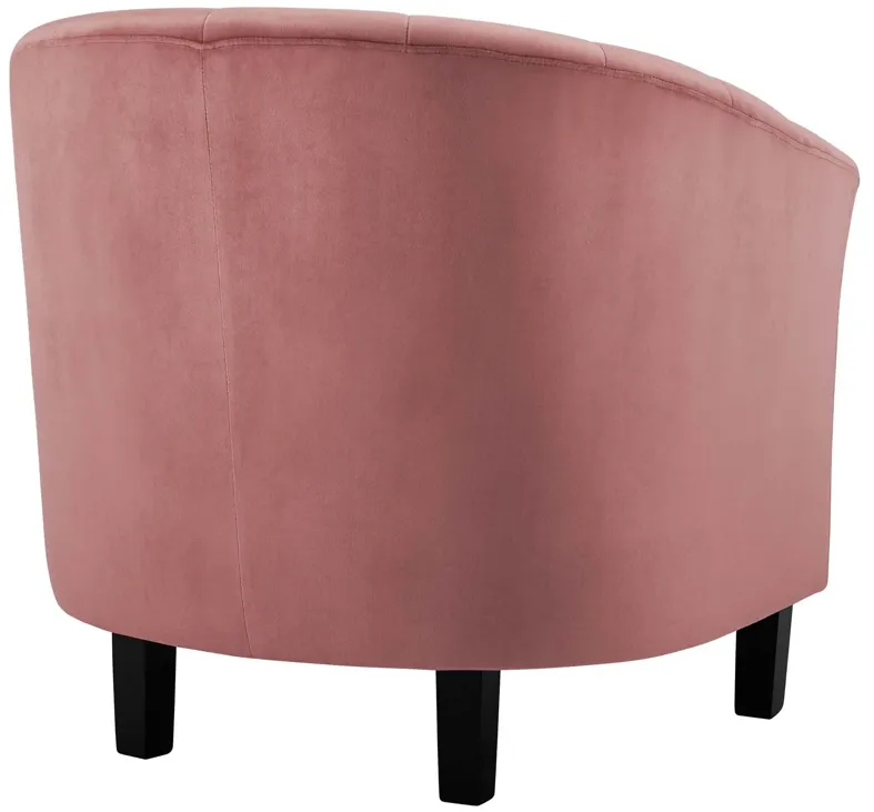 Prospect Channel Tufted Performance Velvet Armchair