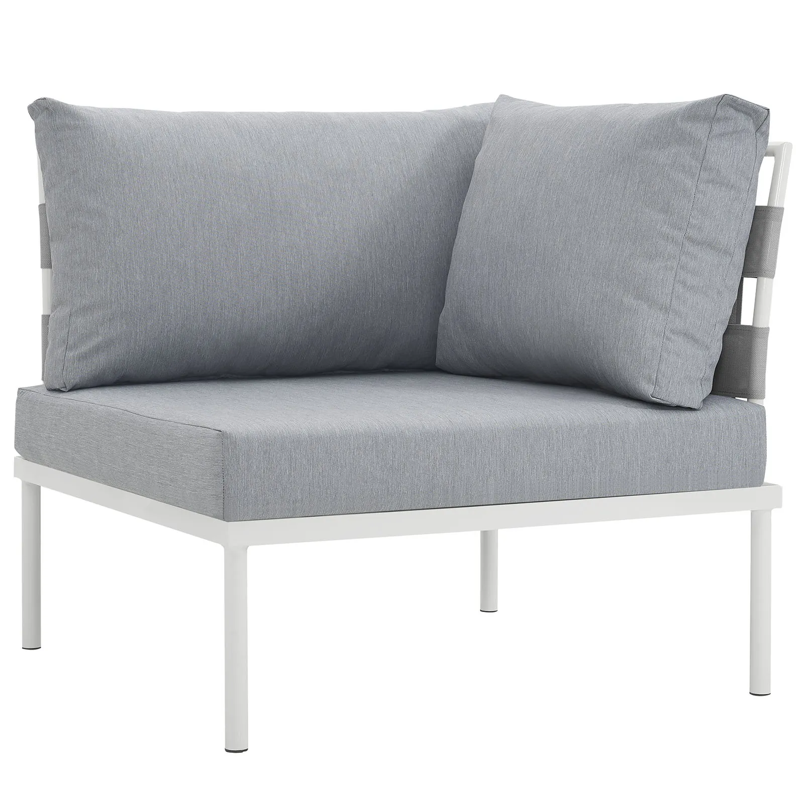 Harmony Outdoor Patio Aluminum Corner Sofa