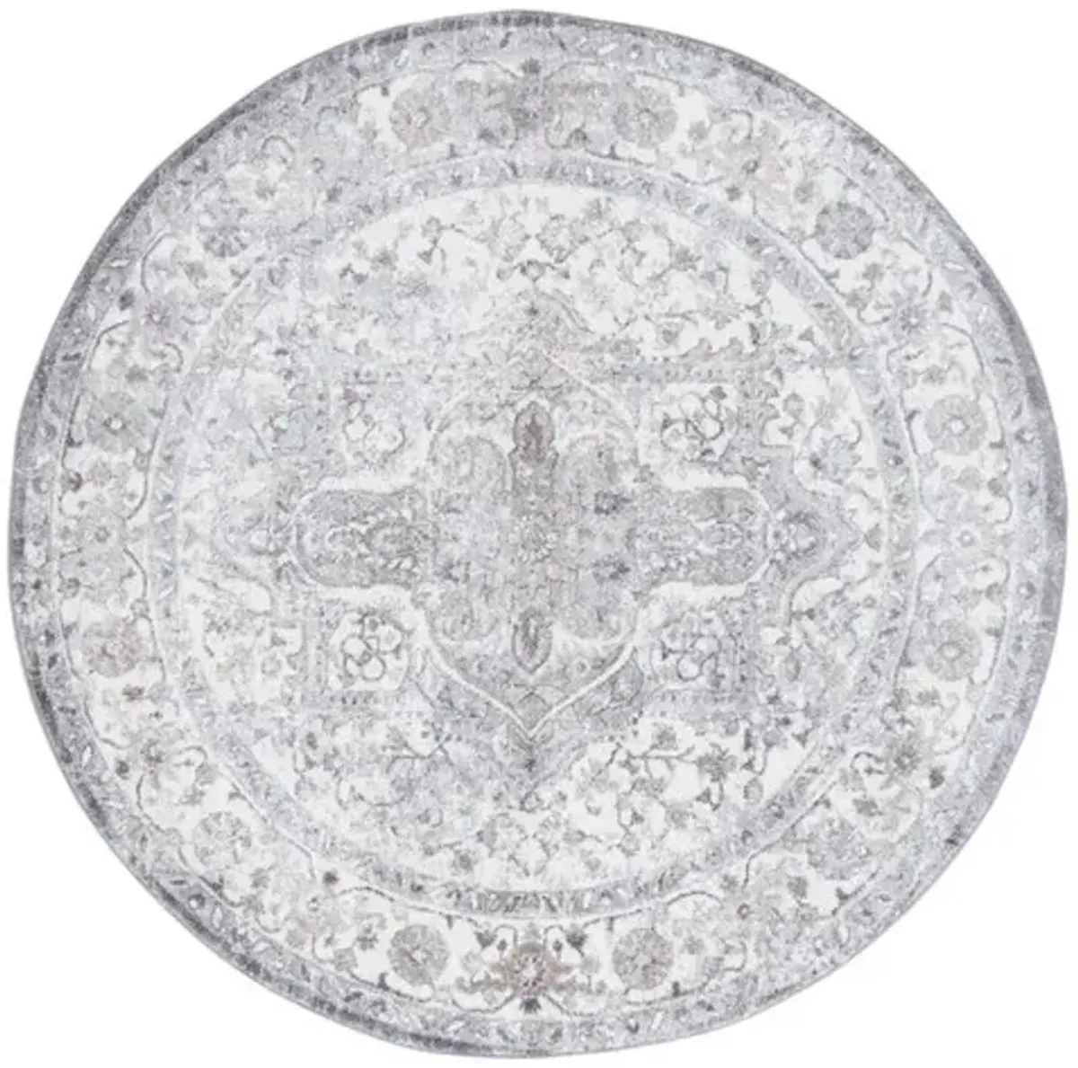 OPAL 468 Grey 6'-7' X 6'-7' Round Round Rug