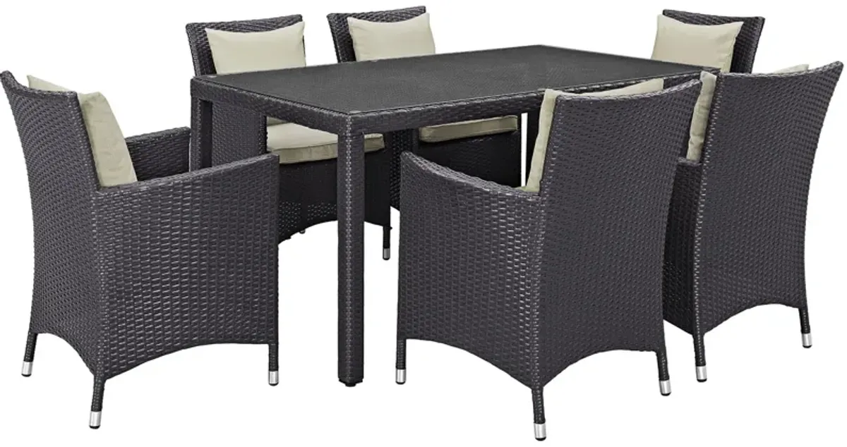 Convene 7 Piece Outdoor Patio Dining Set