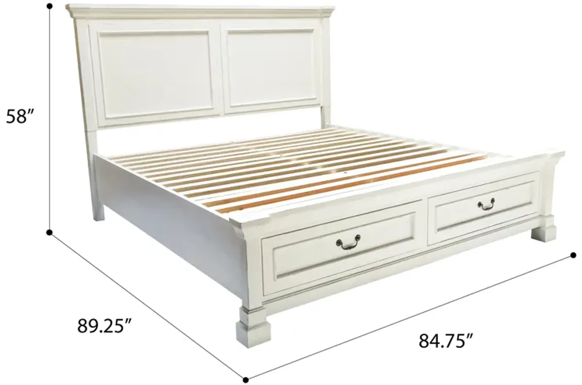 Stoney Creek King Storage Bed