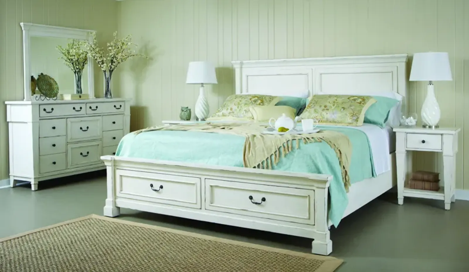 Stoney Creek King Storage Bed