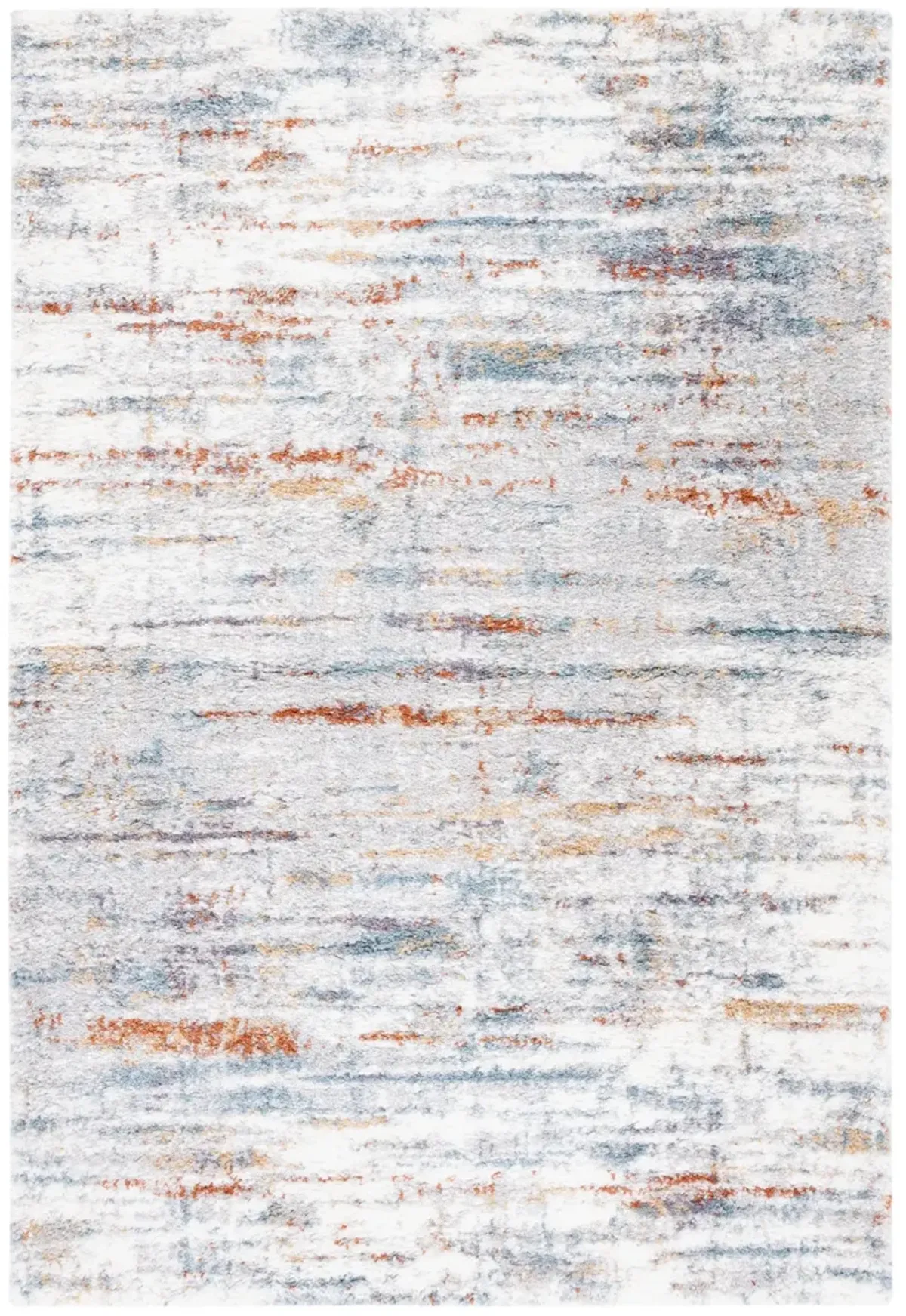 BERBER SHAG 577 BLUE RUST  10' x 14' Large Rectangle Rug