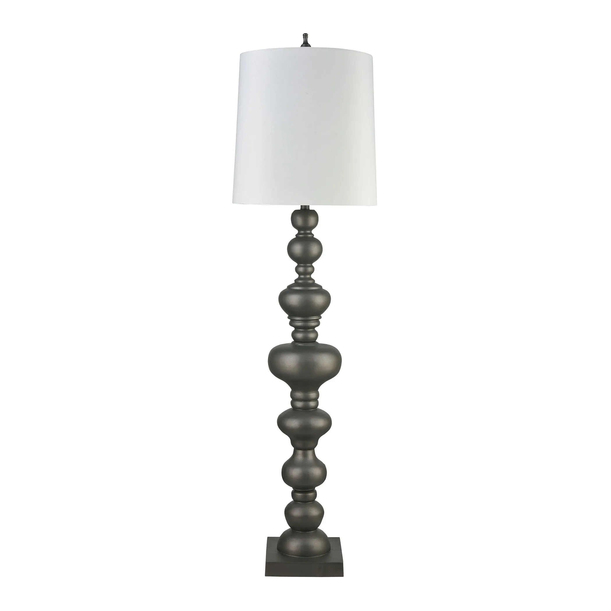 Meymac 74" High 1-Light Floor Lamp - Pewter