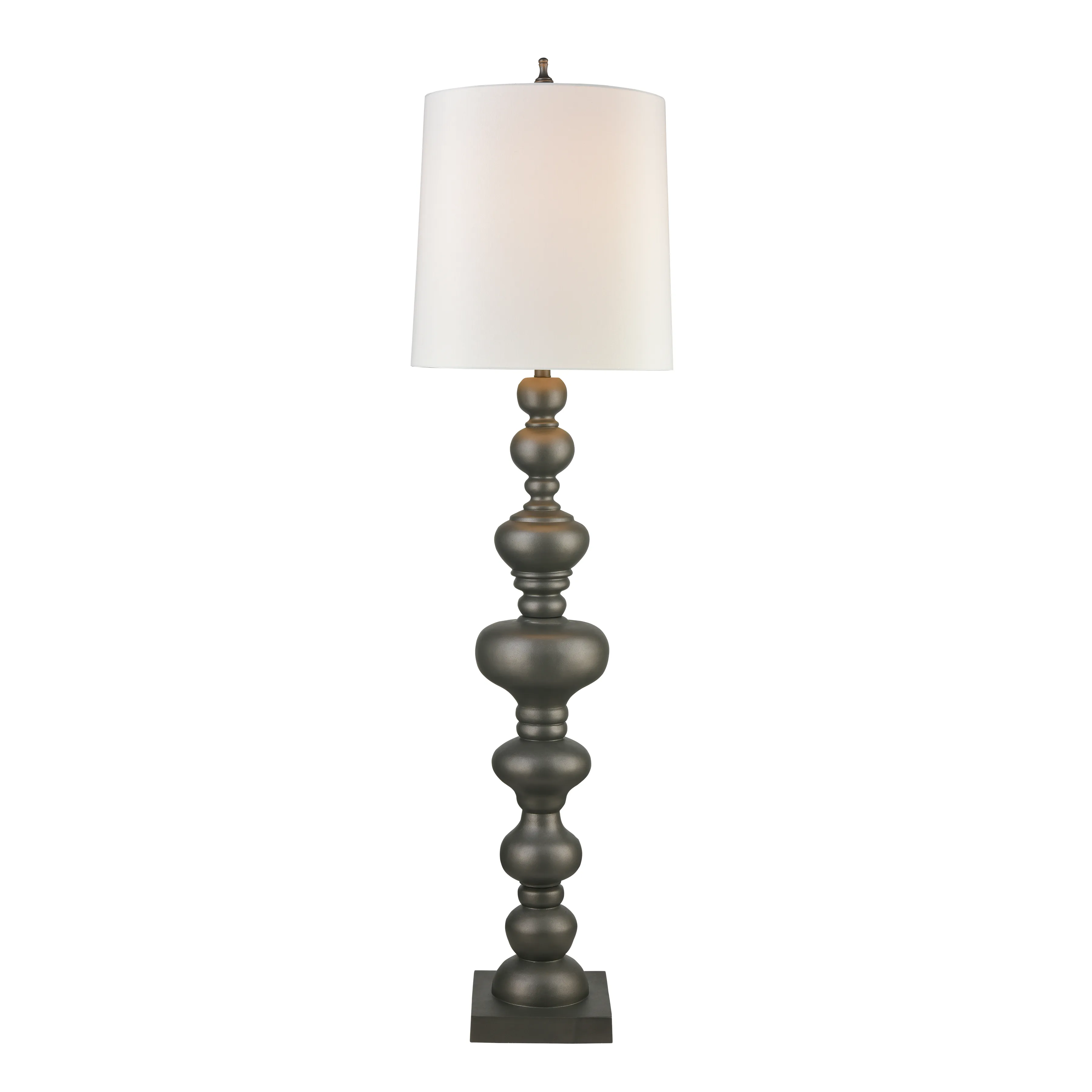 Meymac 74" High 1-Light Floor Lamp - Pewter