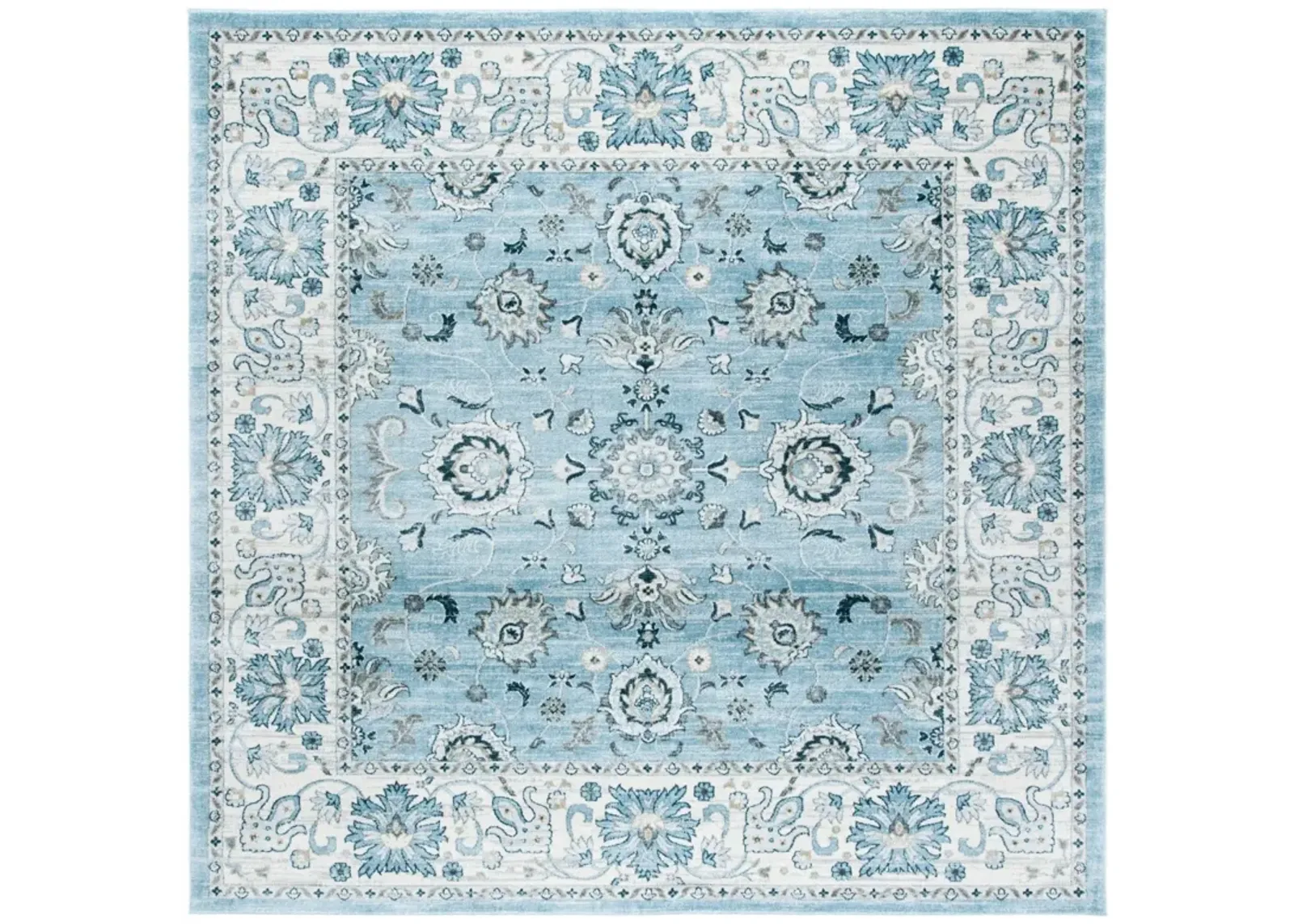 ISABELLA 940 LIGHT BLUE  8' x 8' Square Square Rug