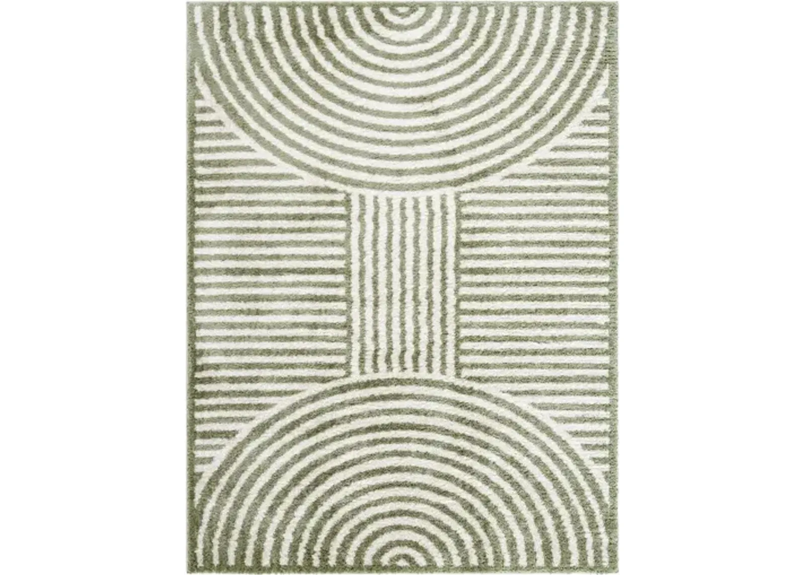 Fossay Shag FSG-2333 7'10" x 10' Machine Woven Rug