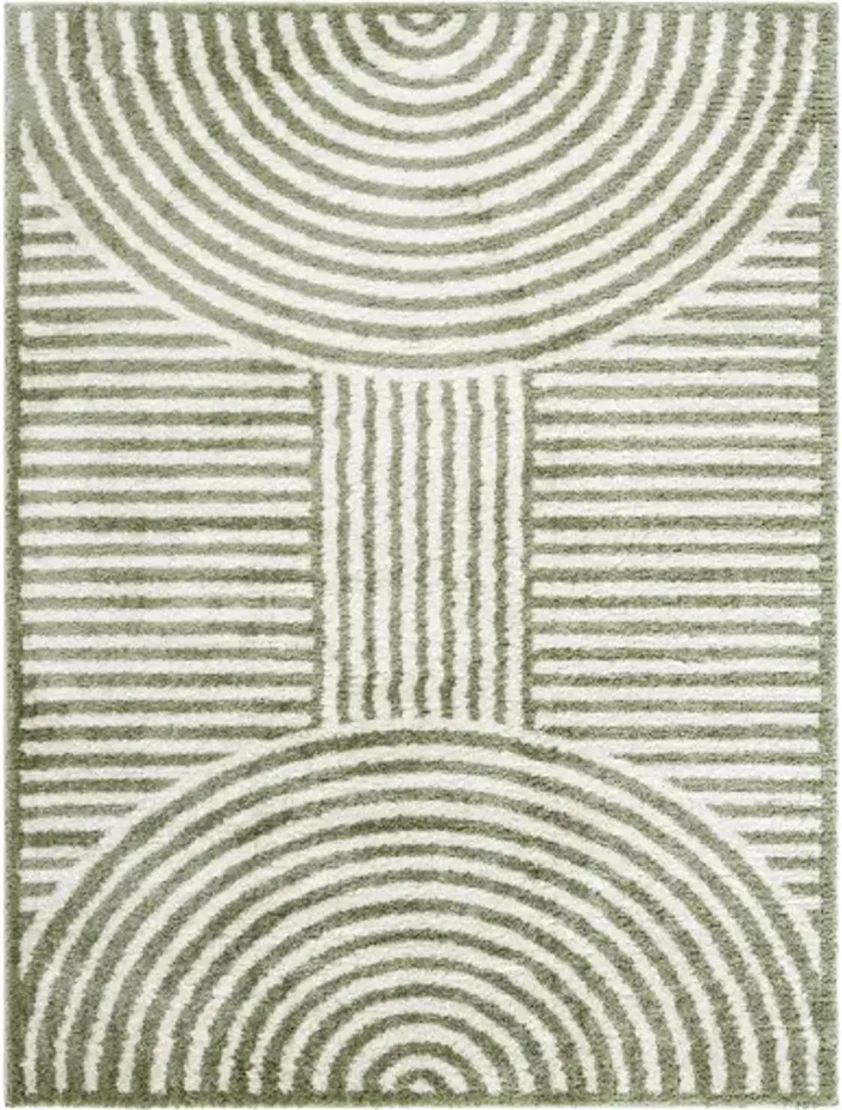 Fossay Shag FSG-2333 7'10" x 10' Machine Woven Rug